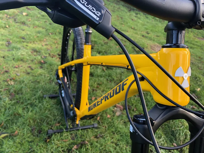 Nukeproof Scout 290 Custom Build Mountain Bike 2022 Yellow-6